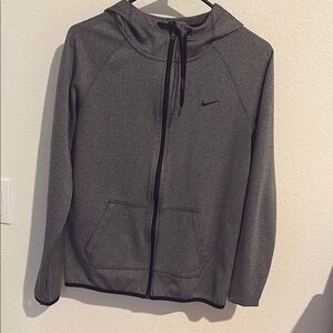 Nike Charcoal Full-Zip Hoodie